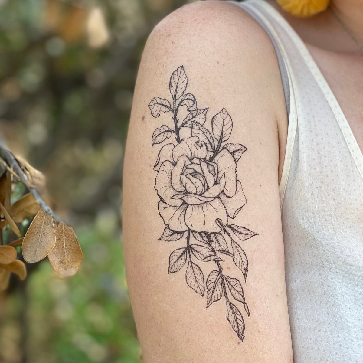 Dainty Tattoos: Delicate Nature Designs