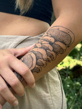 Oyster Mushroom Temporary Tattoo