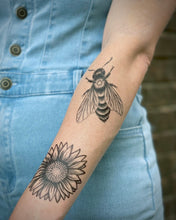 Sunflower Temporary Tattoo