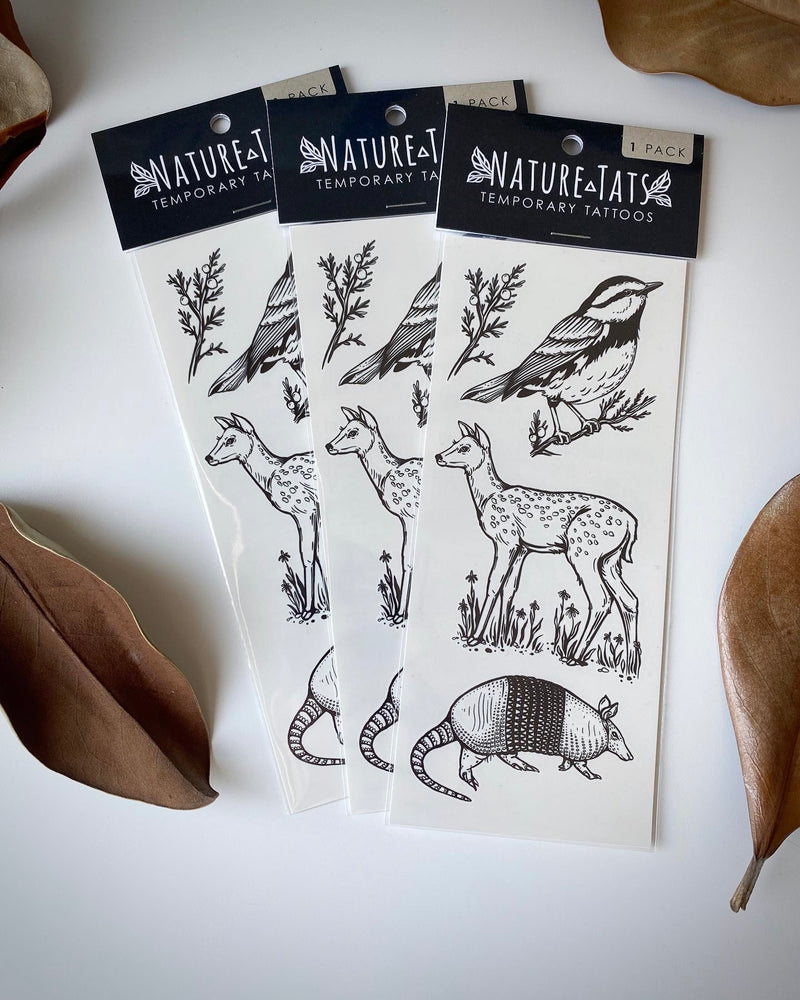 Hill Country Wildlife Temporary Tattoo