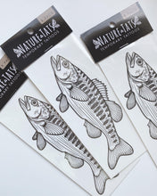 Bass Fish Temporary Tattoo