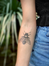 Big Bee Temporary Tattoo