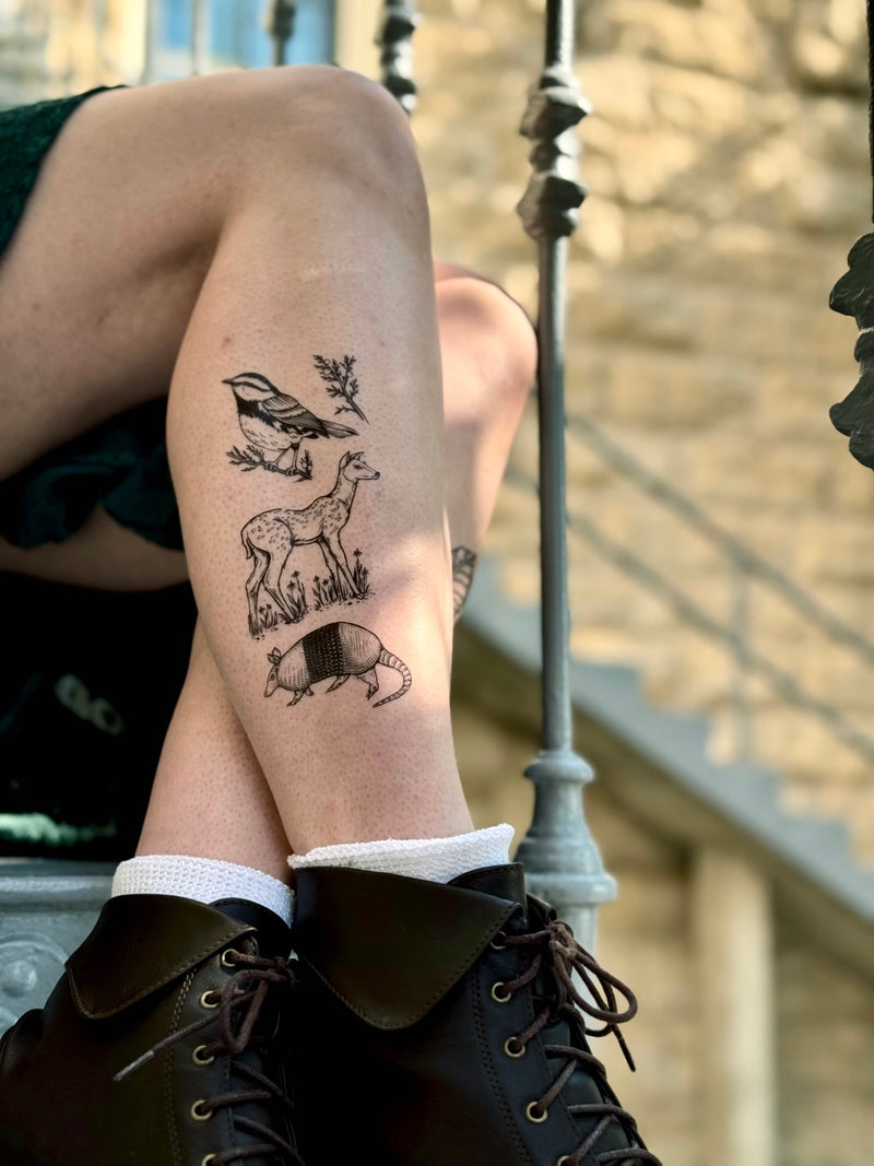 Hill Country Wildlife Temporary Tattoo