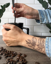 Coffee Plant Temporary Tattoo