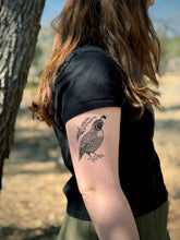 Quail Temporary Tattoo