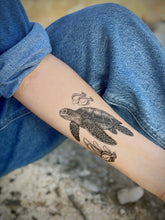 Sea Turtle Temporary Tattoo