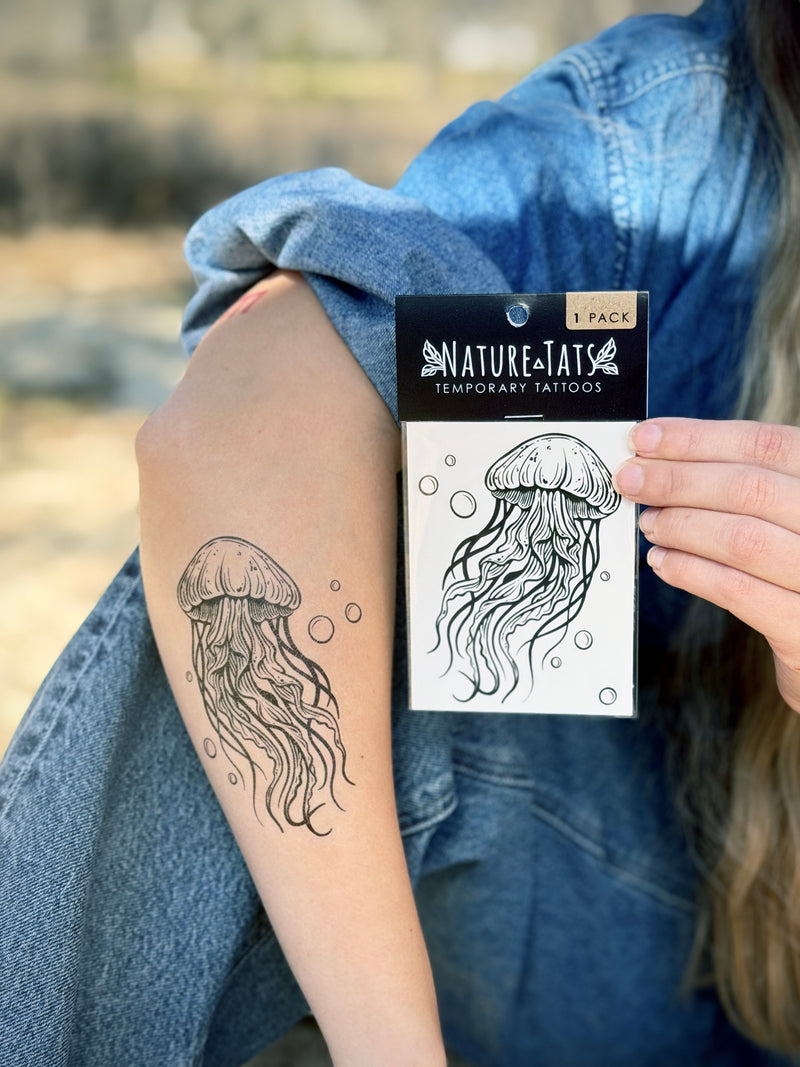 Jellyfish Temporary Tattoo