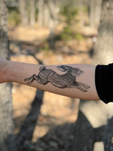 Jackrabbit Temporary Tattoo