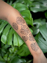 Monstera Leaves Temporary Tattoo