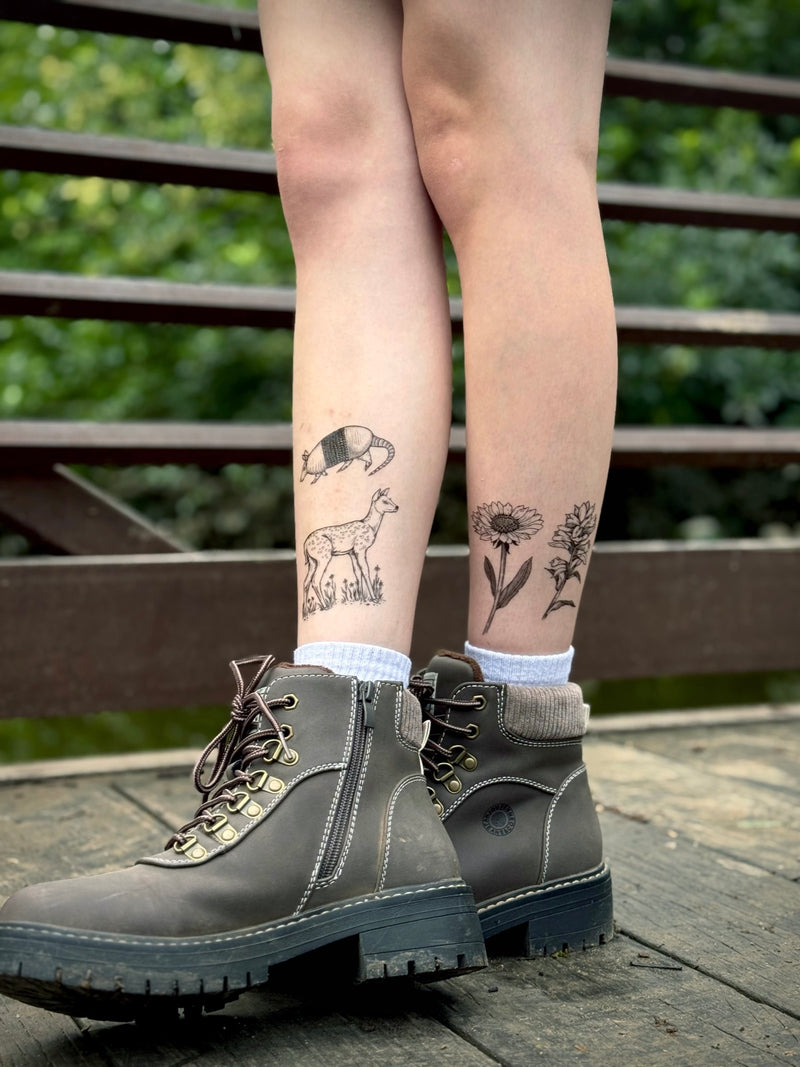 Hill Country Wildlife Temporary Tattoo