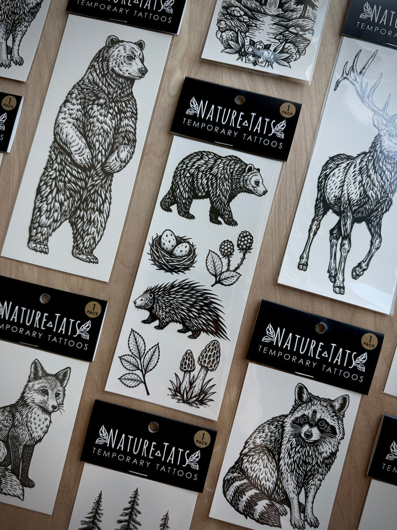 Forest Forage Temporary Tattoo