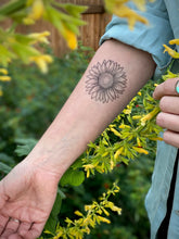 Sunflower Temporary Tattoo