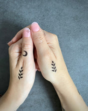 Tiny Wonders Temporary Tattoo Set, Sun Moon Tattoo, Finger Tattoos, Ear Tattoo, Face Tattoo, Tattoo Sheet Gift