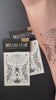 Widow & Willow Temporary Tattoos, Spider Web Tattoo, Black Widow, Arachnid Tattoo, Insect, Nature Tattoo, Spooky Season, Halloween Tattoo