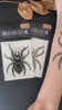 Tarantula Temporary Tattoos, Spider Tattoo, Arachnid Tattoo, Insect, Bug, Black Ink, Nature Tattoo, Spooky Season, Halloween Tattoo
