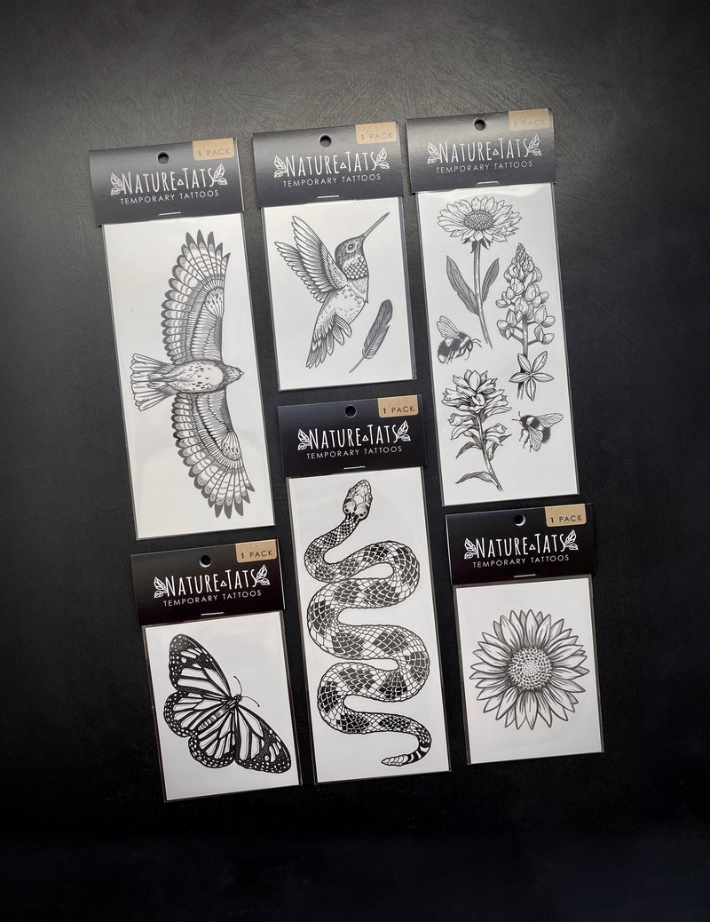 The Texan Collection – 90 Tats with Free Display – Wholesale Bundle