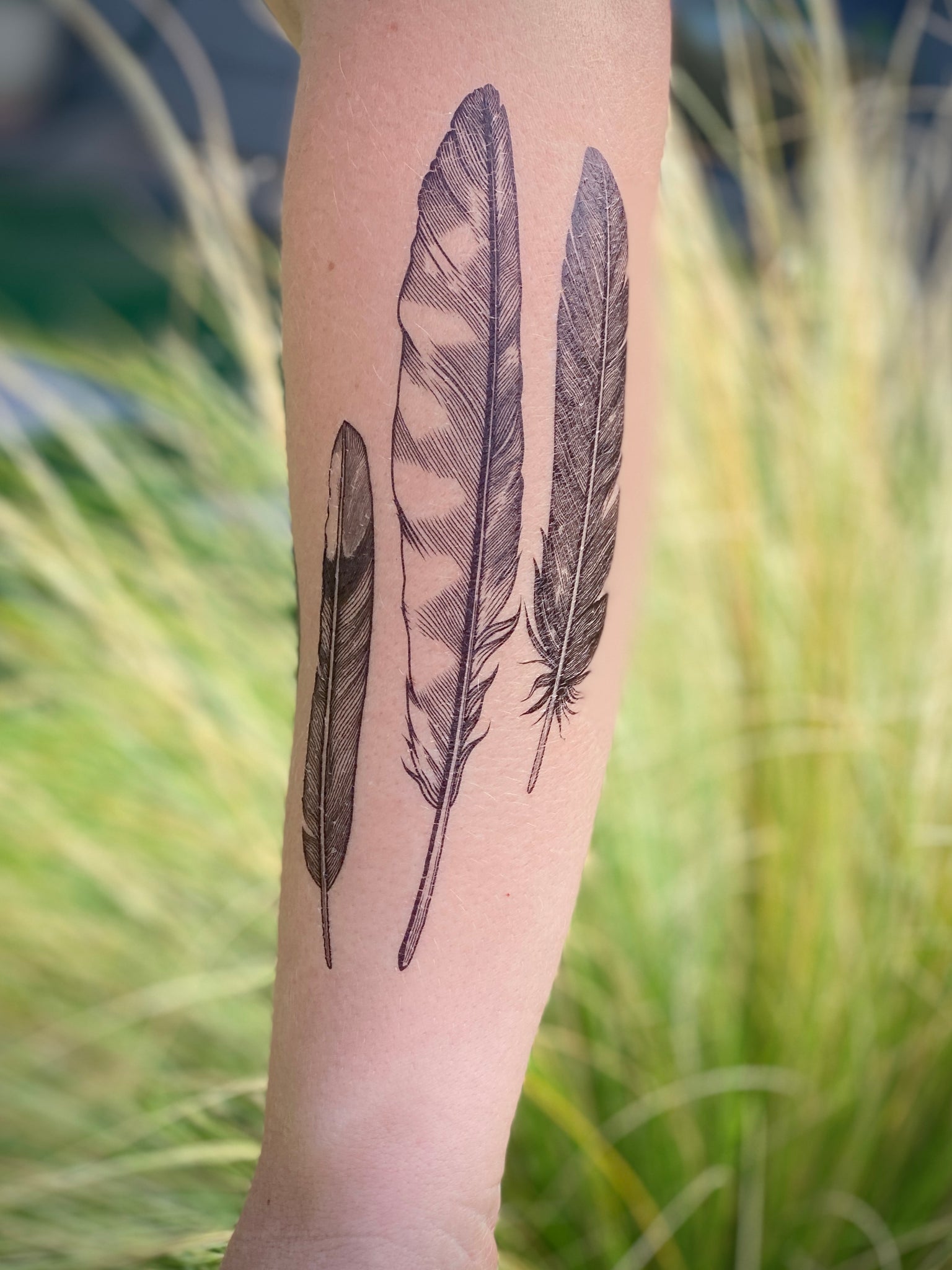Native American Feather Tattoo For Men