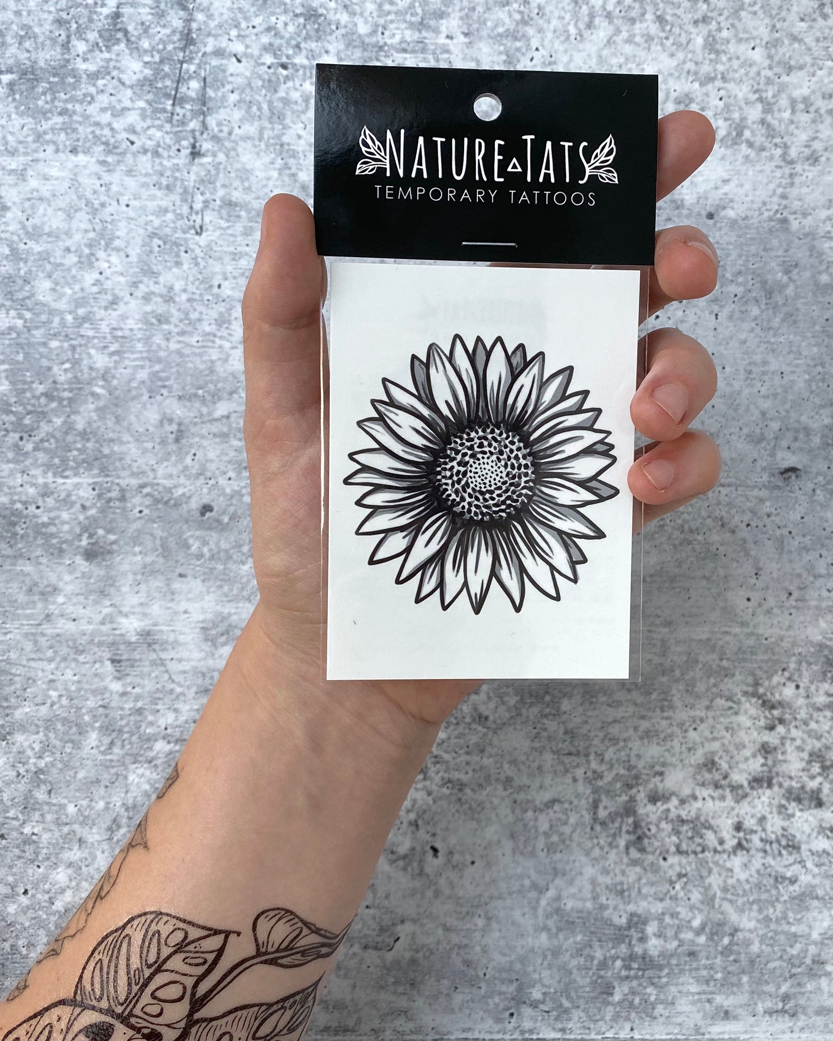 Sunflower Temporary Tattoo NatureTats