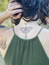 Luna Moth Temporary Tattoo