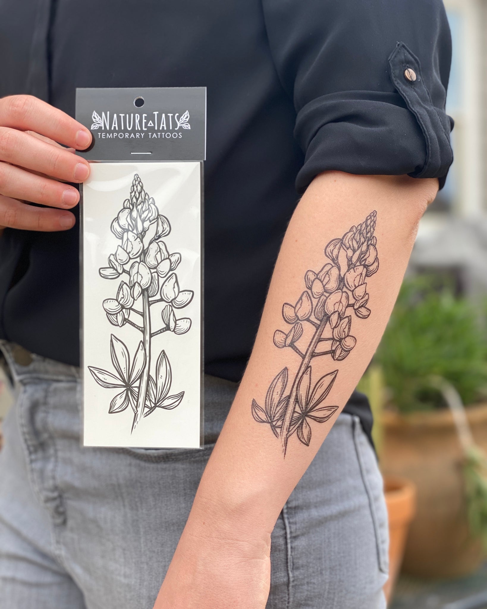 Wholesale Bluebonnet Temporary Tattoo for your store - Faire