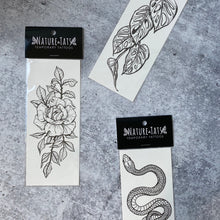 Rose Blossom Temporary Tattoo, Delicate Floral Tattoo, Botanical Tattoo