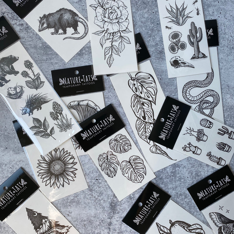 Night Moth Temporary Tattoo, Black Line Tattoo, Winged Insect, Bug Tattoo, Symmetrical Tattoo