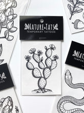 Prickly Pear Cactus Temporary Tattoo, Cactus Lover Gift, Stocking Stuffers & Party Favors