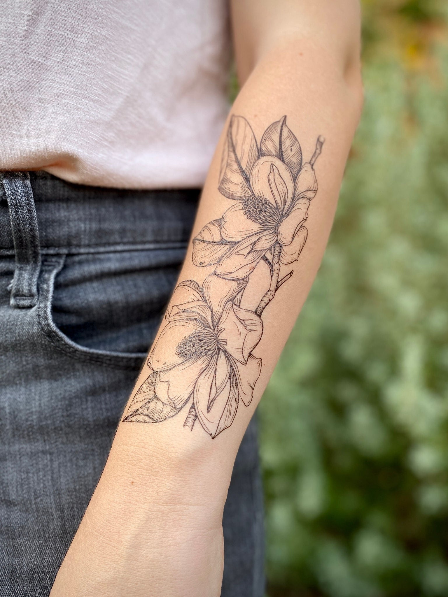 Jual Stiker Tattoo Daisy & Flowers Besar | Tato Temporer | Waterproof |  Shopee Indonesia