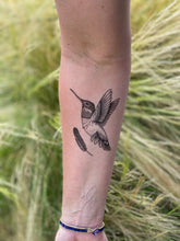 Hummingbird Temporary Tattoo, Bird Lover Gift, Memorial Gift, Party Favors