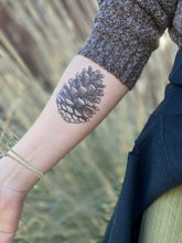 Pinecone Temporary Tattoo