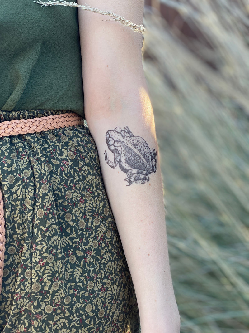 Toad Temporary Tattoo